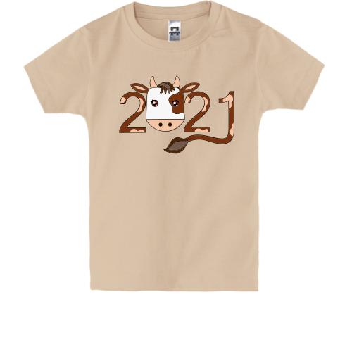 Детская футболка 2021 с быком