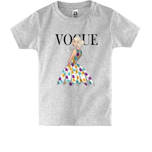 Детская футболка VOGUE blonde girl