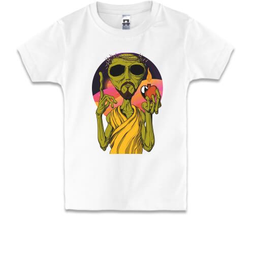 Дитяча футболка Alien Jesus