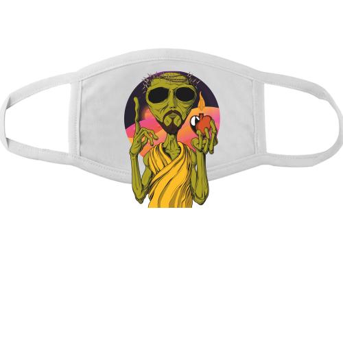 Тканинна маска для обличчя Alien Jesus