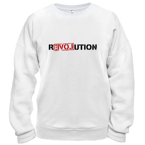 Світшот з написом REVOLUTION LOVE (2)