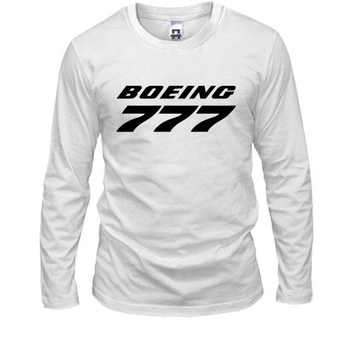 Лонгслив Boeing 777 лого
