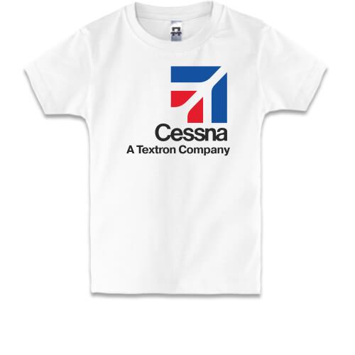 Детская футболка Cessna logo