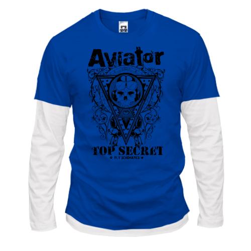 Комбинированный лонгслив Aviator TOP Secret