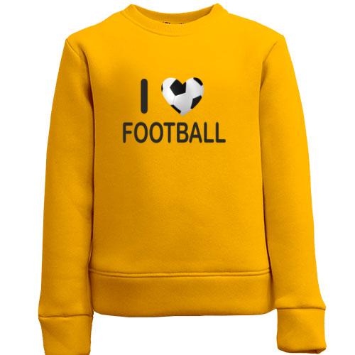 Детский свитшот Любовь к футболу