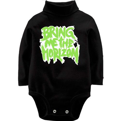 Дитячий боді LSL Bring me the horizon logo green