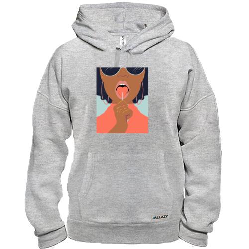 Худи Girl with chupa-chups art