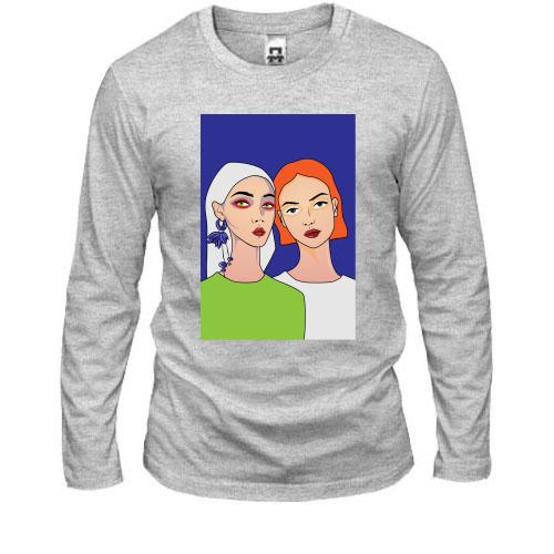 Лонгслив Blonde and redhead