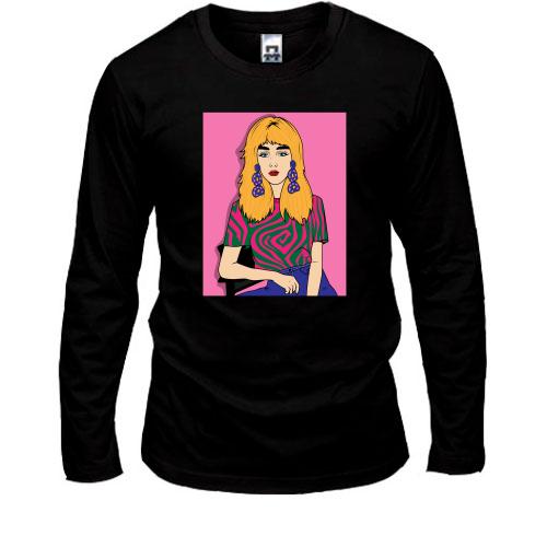 Лонгслів Blonde in a strange t-shirt