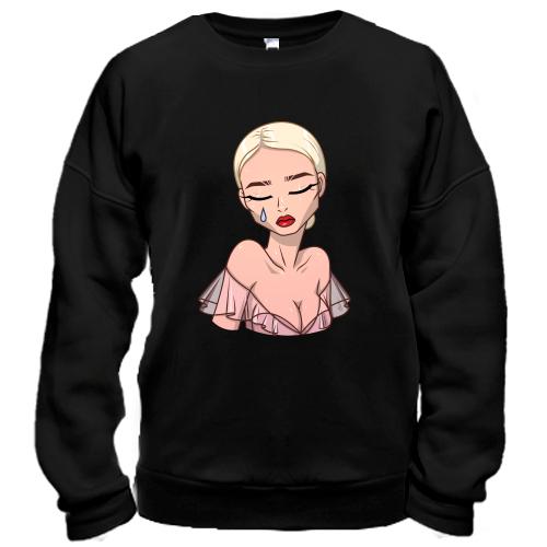 Свитшот Art. Blonde crying