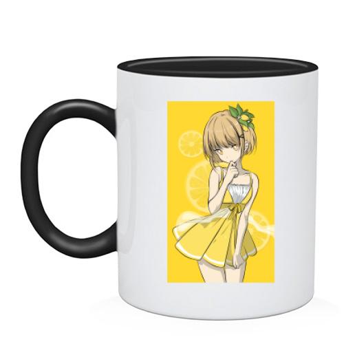Чашка Lemon Girl