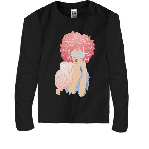 Детский лонгслив Cotton Candy Girl