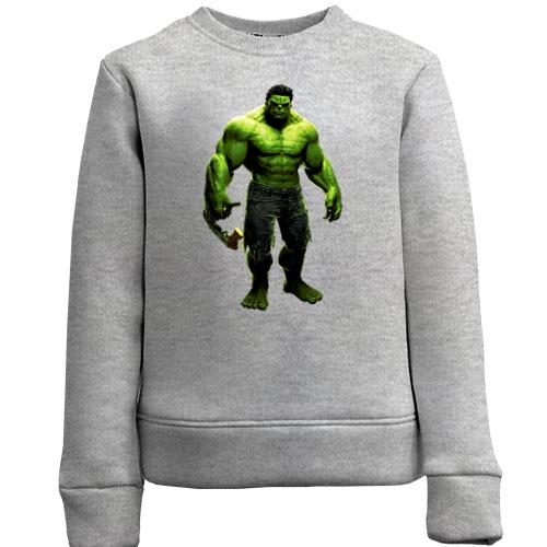 Детский свитшот с Халком (Hulk)