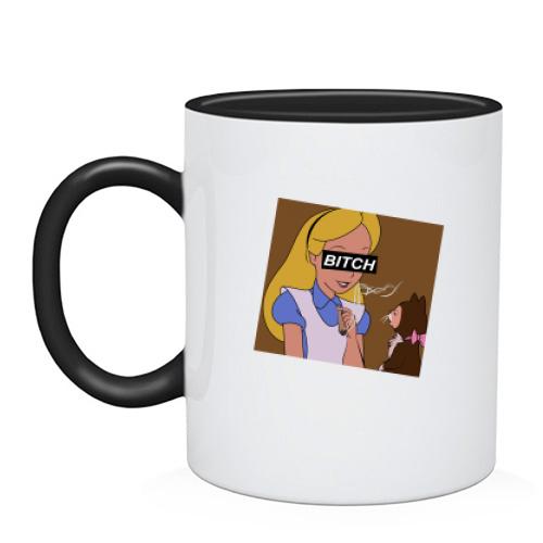 Чашка Alice 18+ bitch
