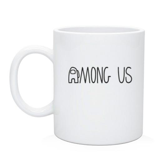 Чашка Among Us лого