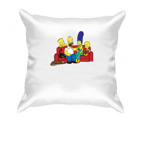 Подушка Simpsons family