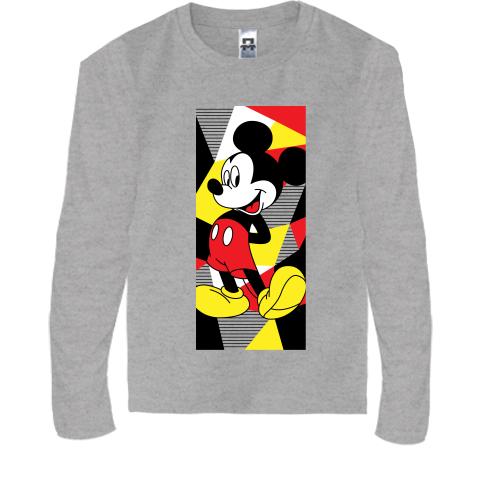Детский лонгслив Mickey mouse art