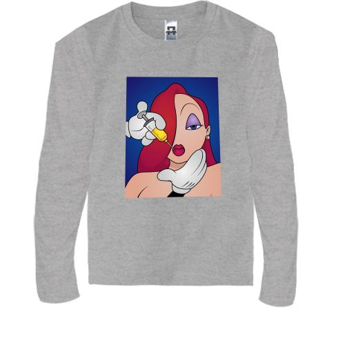 Дитячий лонгслів Jessica Rabbit 18+