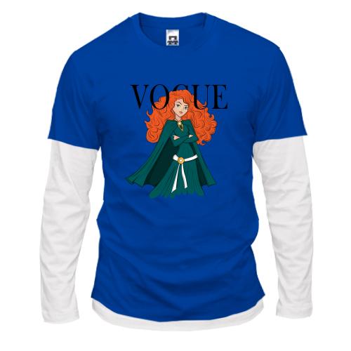 Комбинированный лонгслив VOGUE Merida.