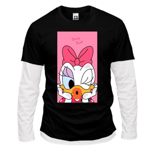 Комбинированный лонгслив Daisy duck baby
