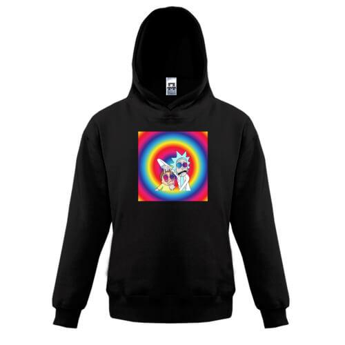 Дитяча толстовка Rick and Morty rainbow
