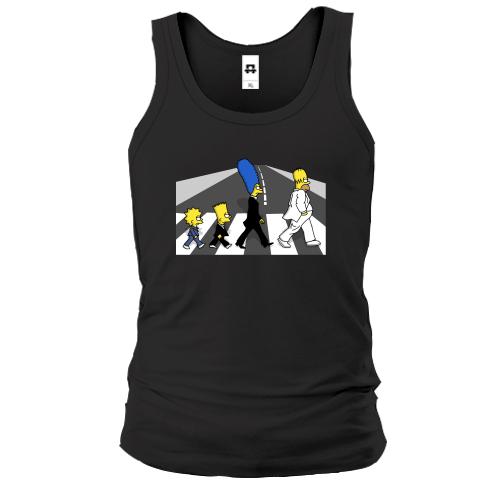 Чоловіча майка Simpsons black and white