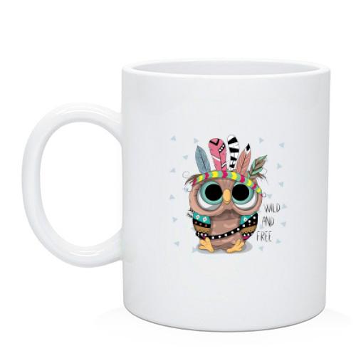 Чашка Indian owl
