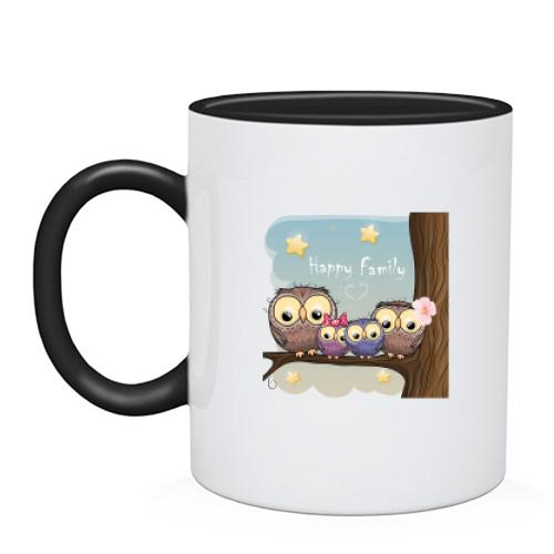 Чашка Owl family