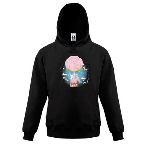 Детская толстовка Balloon baby unicorn