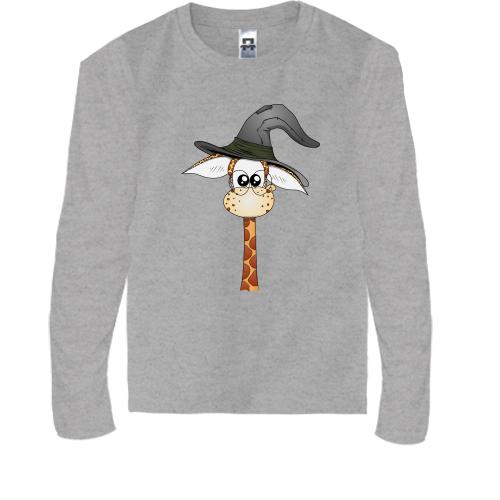 Детский лонгслив Baby giraffe wizard