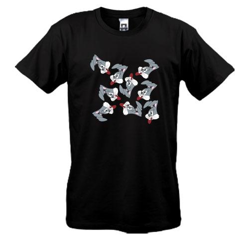 Футболка Bugs bunny pattern