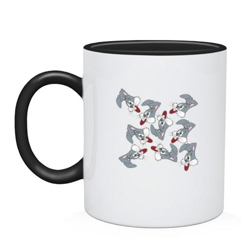 Чашка Bugs bunny pattern