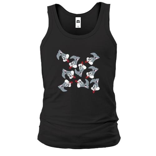 Мужская майка Bugs bunny pattern