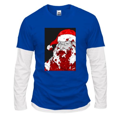 Комбінований лонгслів Bloody Santa