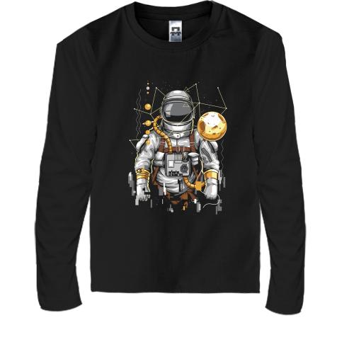 Дитячий лонгслів Cosmonaut art