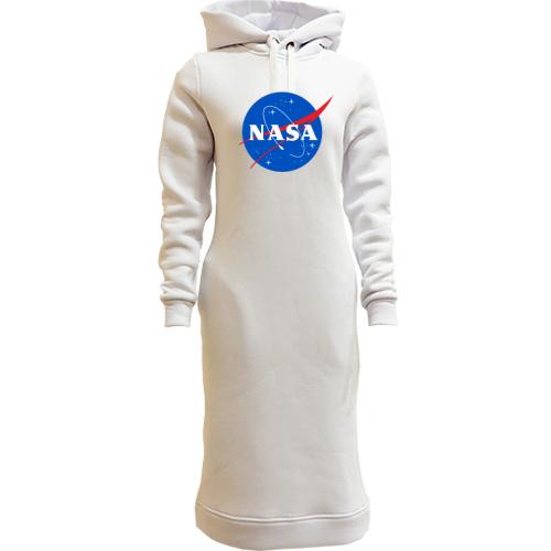 Женская толстовка-платье NASA