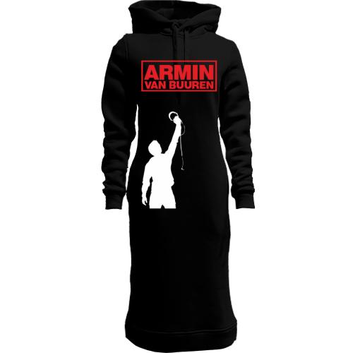 Жіноча толстовка-плаття Armin Van Buuren (з силуетом)