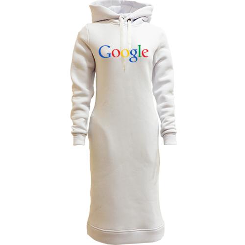 Жіноча толстовка-плаття з логотипом Google