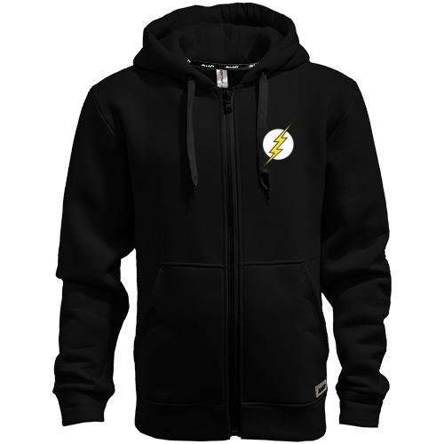 Чоловіча толстовка на блискавці  Шелдона Black Flash