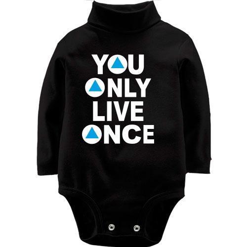 Детский боди LSL You Only Live Once