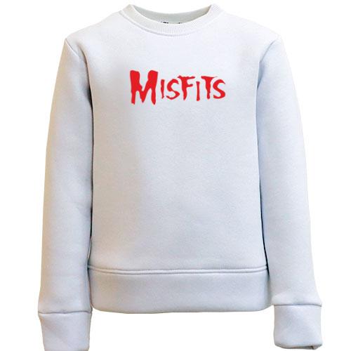 Детский свитшот с надписью Misfits