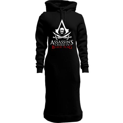 Женская толстовка-платье с лого Assassin’s Creed IV Black Flag
