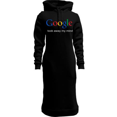 Жіноча толстовка-плаття Google took away my mind