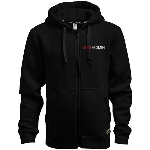 Толстовка на молнии SYS ADMIN