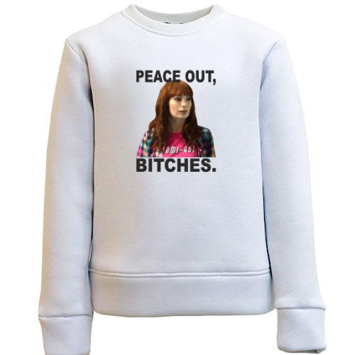 Дитячий світшот з Чарлі - Peace out, bitches