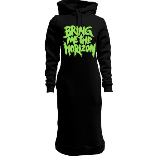 Жіноча толстовка-плаття Bring me the horizon green