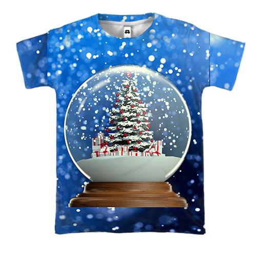 3D футболка Ball with tree