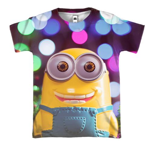 3D футболка New year minion