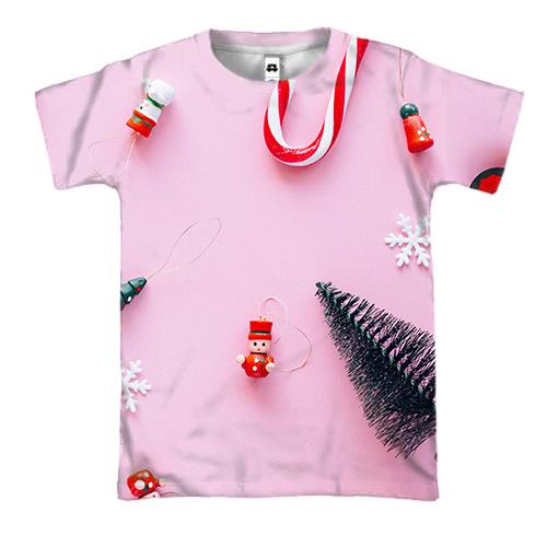 3D футболка Christmas candy 3