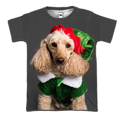 3D футболка New Year dog 2
